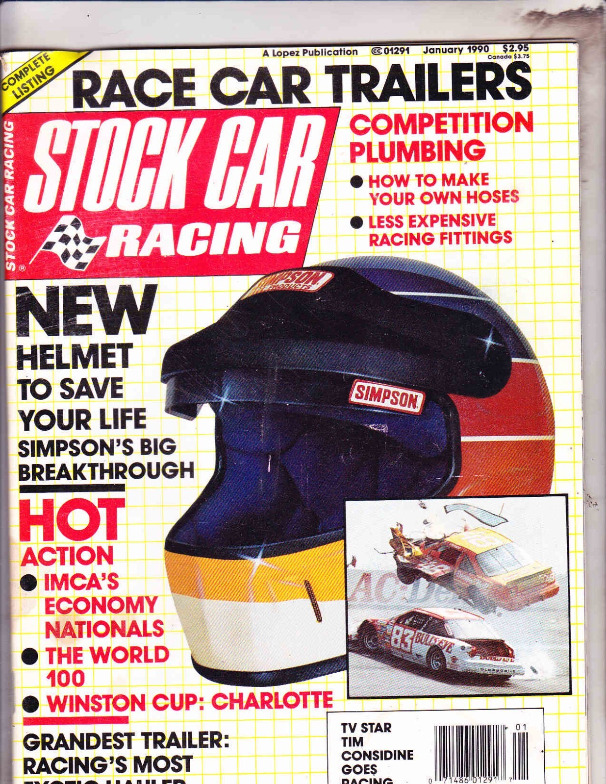 STOCK CAR RACING MAGAZINE----JANUARY 1990 | eBay