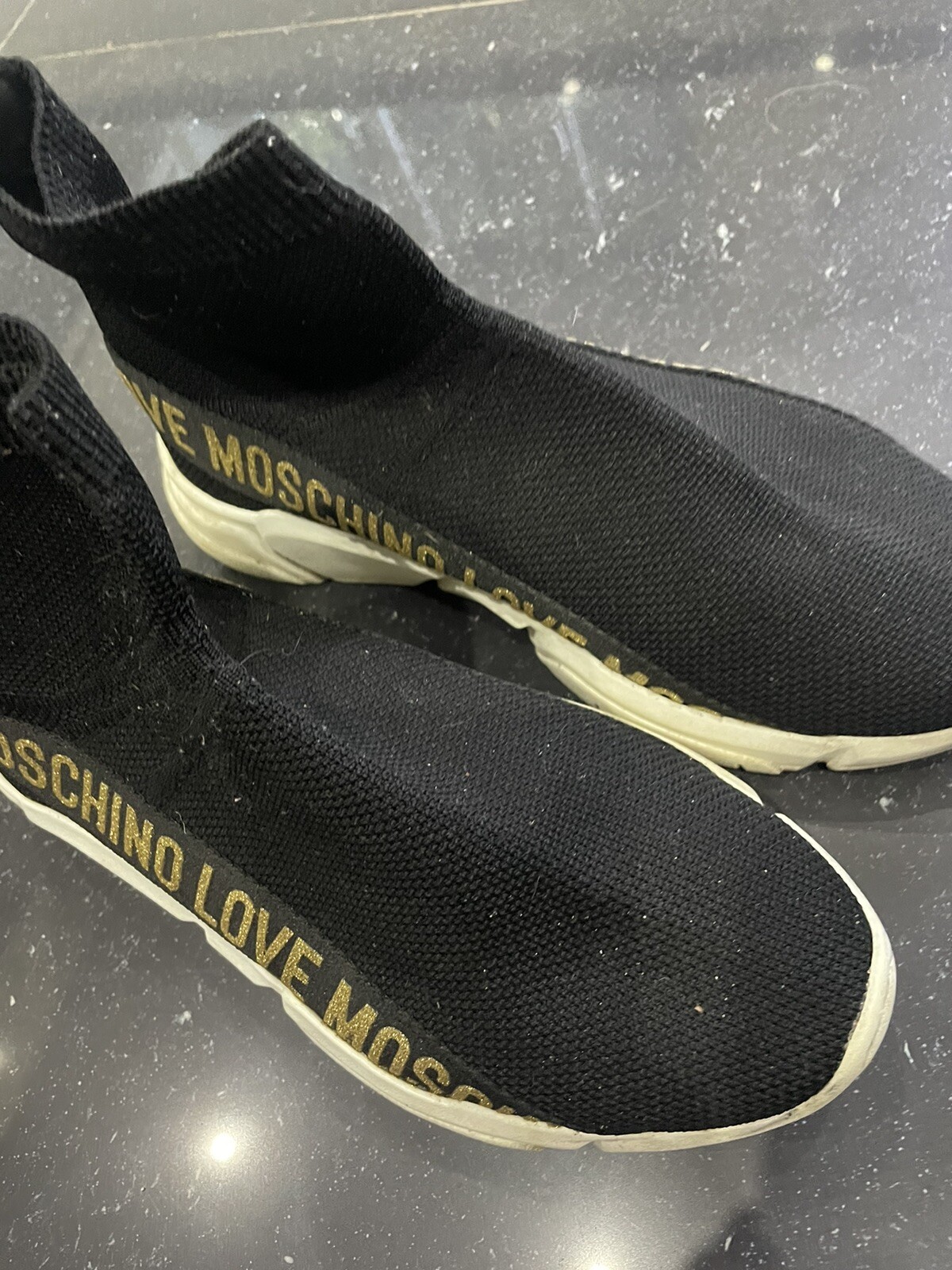 Moschino Sock Boot 5 eBay