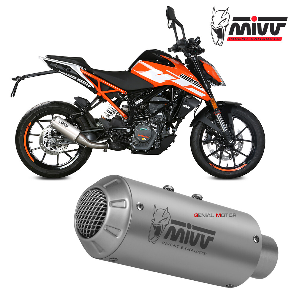 ktm デューク マフラー mivv Mivv Exhaust Muffler MK3 Inox for KTM
