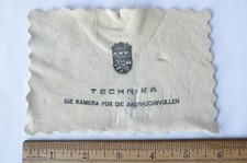 Original Linhof Technika Lens Chamois Cleaning Cloth 6x4" Made in Germany Rare
