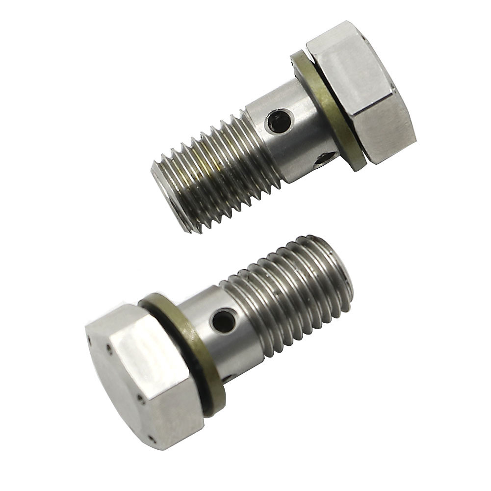 Diesel Fuel Pump Diesel Banjo Bolts & Washers Kit For Ford 6.0L 6.4L eBay