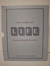 The Game of Life Vintage Bookshelf Edition by WS Game Company Board Game *READ*