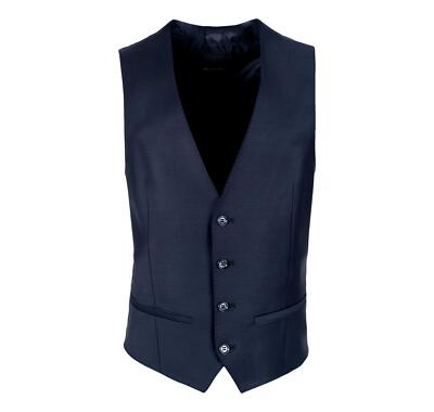 Roy Robson Men's Slim Fit Vest 05038 Blue