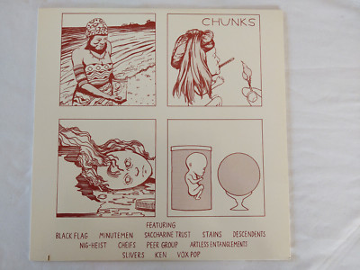 Various Artists - Chunks (w/ Black Flag, Minutemen, Descendents, etc) SST069 Ex