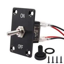 Latching Rocker Toggle Switches 4 Pin 2 Position ON/Off DPST Waterproof Heavy...