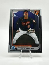 Emilio Sanchez 1st Bowman 2024 Chrome BCP-241 Orioles SS