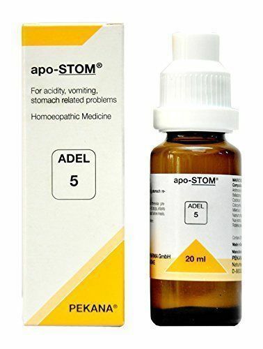 Adel 5 apo-STOM Homeopathic Medicine for Acidity, Vomiting & Stomach Problems - Picture 1 of 1