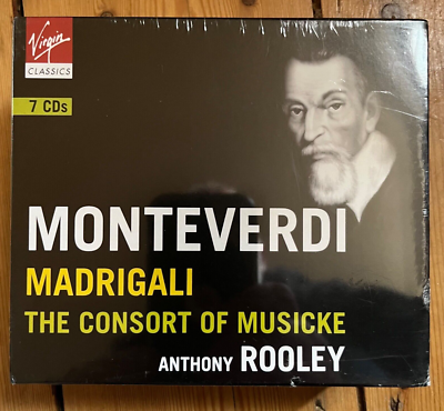 Monteverdi Madrigali Consort of Musicke Anthony Rooley NEW SEALED 