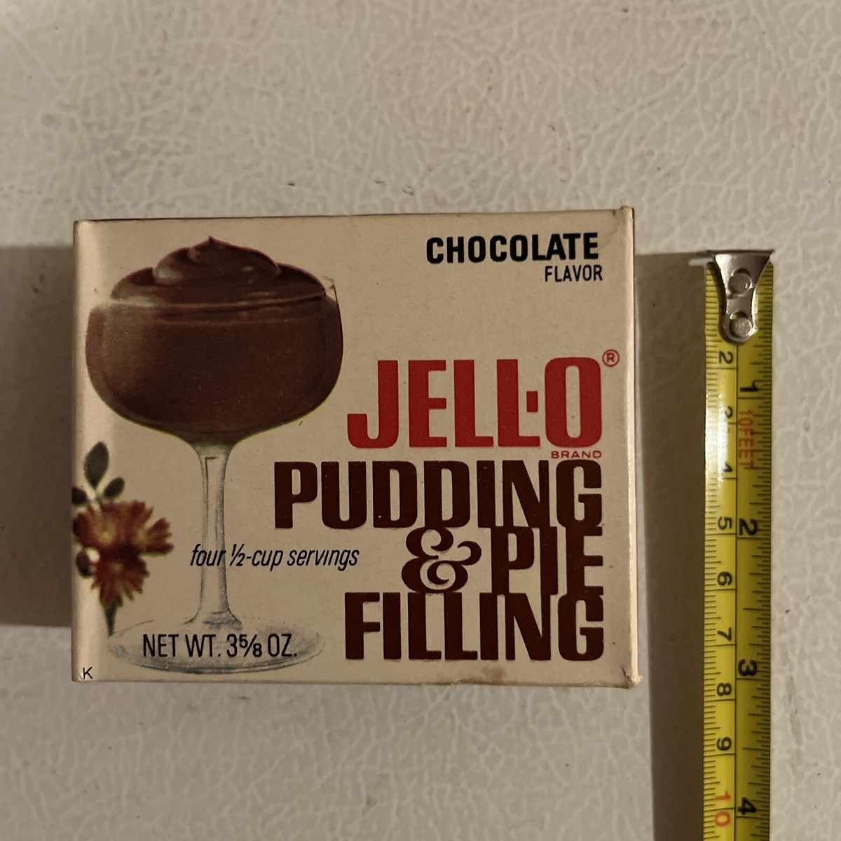 Vintage 1980's Unopened Box Jello Chocolate Pudding Mix General