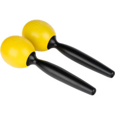 NINO  Percussion Medium ABS Maracas  Pair  Yellow