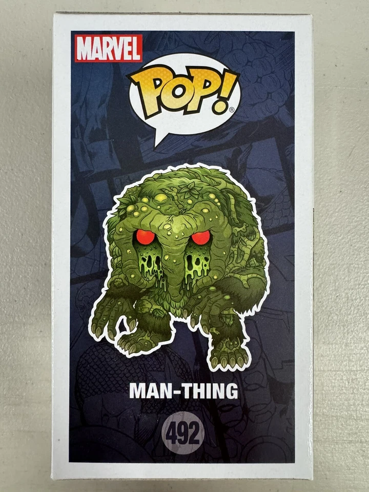 Man-Thing 492 ~ Marvel ~ Vinilo Funko Pop ~ Exclusivo de la Convención de Verano 2019 Foto 4 de 4