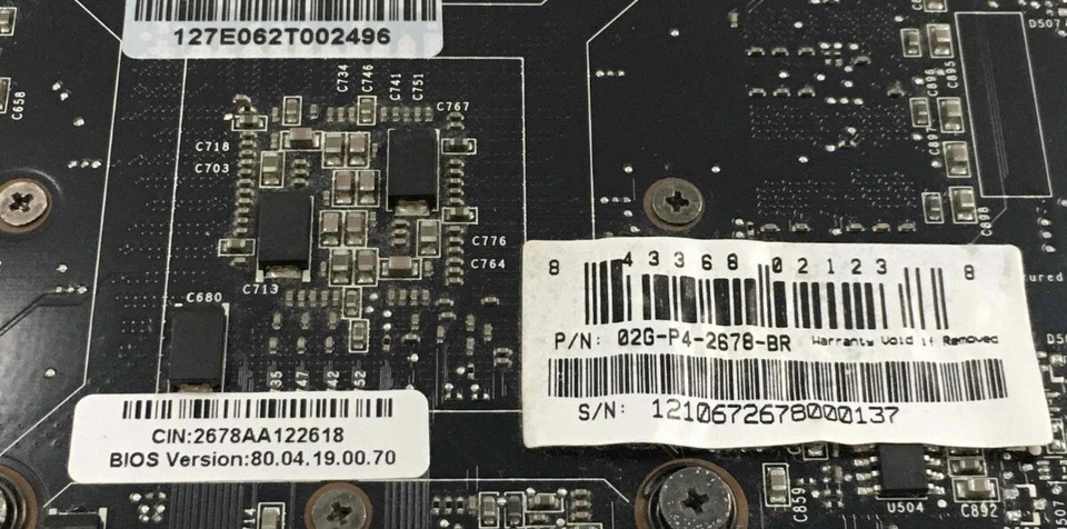 Tarjeta de gráficos de video EVGA GeForce GTX 670 2 GB FTW GDDR5 PCI Express Foto 3 de 3