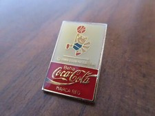 Coca-Cola Pin Olympia 1992 Barcelona Basketball Cobi mascot Olympics