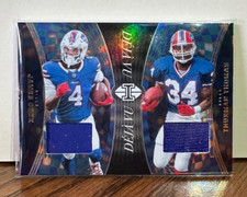 2024 Panini Illusions James Cook & Thurman Thomas Deja Vu Memorabilia Card