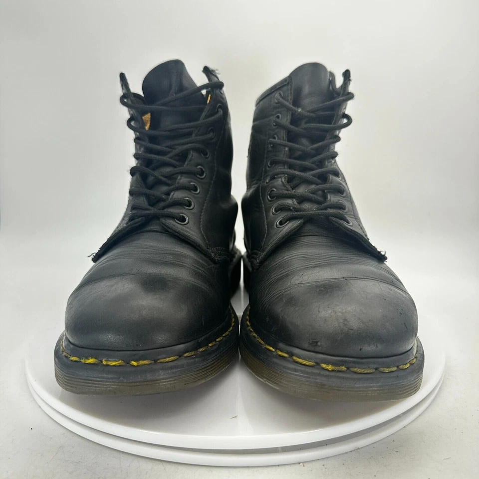 Bota de Combate Dr. Martens The Original Air Wair Mujer Talla 9 Cuero Negro 8 Ojos Foto 2 de 4