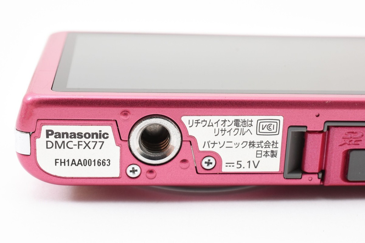 NEAR MINT] Panasonic LUMIX DMCｰFX77 Digital Camera From