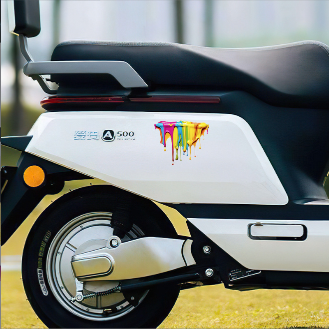 3D Colorful Paint Splash Decal Stickers Vinyl Auto Car Truck DMV Window