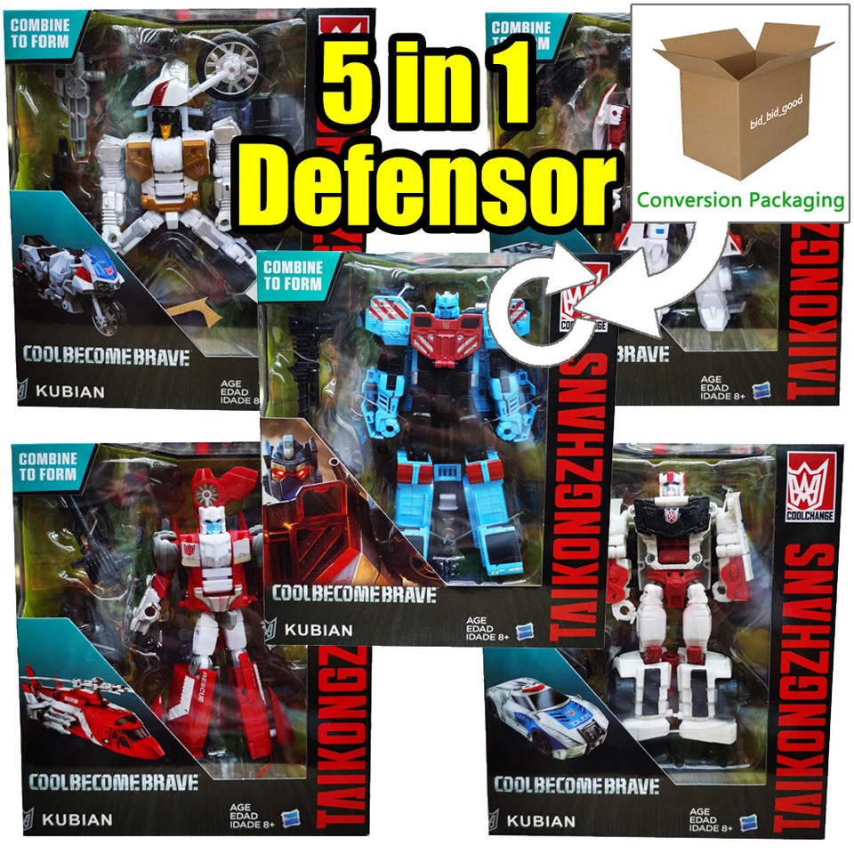 Kinderspielzeug Transformatoren G1 5in1 Bruticus Defensor Autobot IDW Geschenk - Bild 4 von 4
