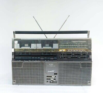 Vintage Sharp GF 808 Searcher- W Boombox Japan Not Tested For