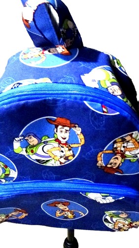 Indian Handmade Quilted Blue Patchwork Boho Backpack, Laptop  display picture 2