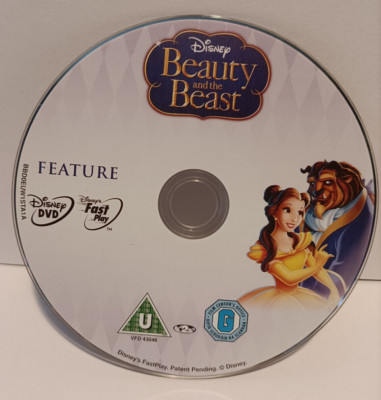 Beauty and the Beast 1991 Disney Region 2 Disc Only