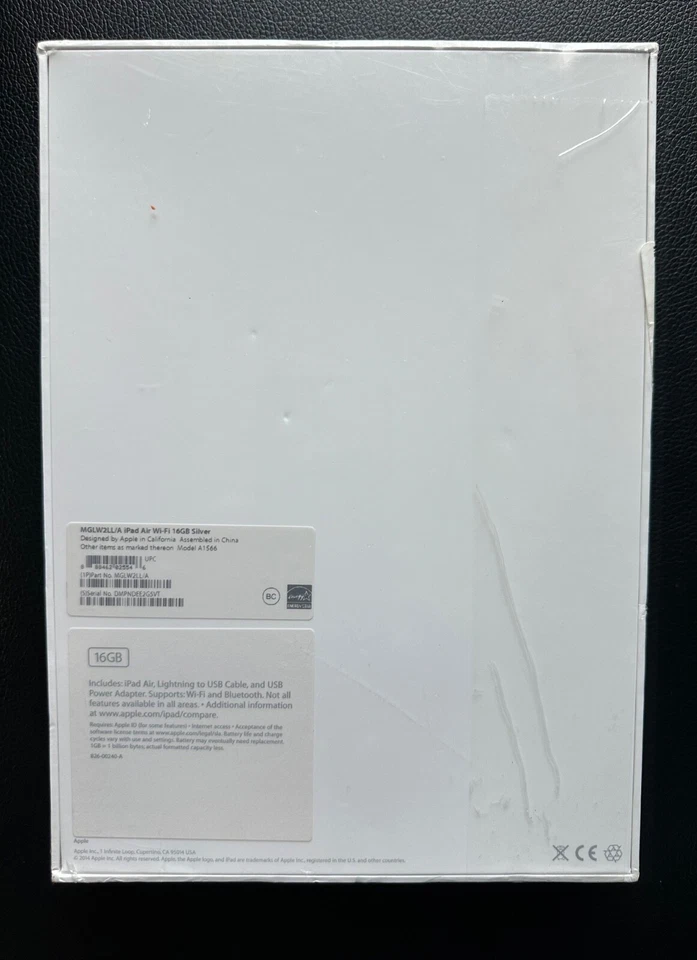 Apple iPad Air 2 A1566 16 GB, Wi-Fi, 9.7 Silver, very rare 2014 model Genuine - Image 3 of 3