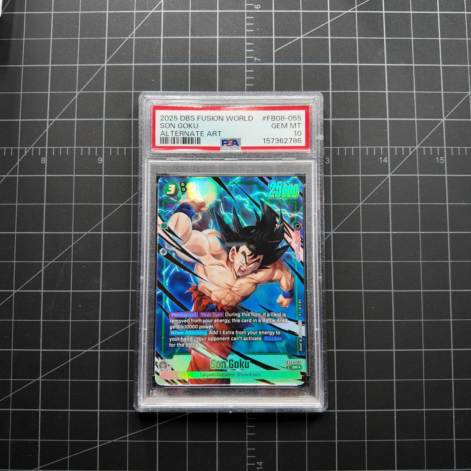 PSA 10 SON GOKU FB08-055 ALTERNATE ART ENGLISH
