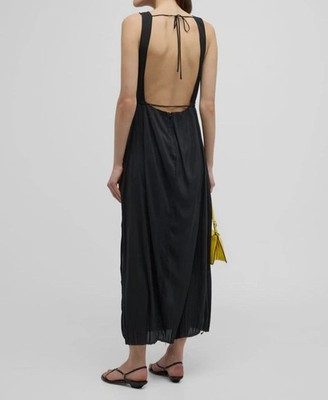 backless striped maxi dress Formal Dress | Bridesmaid Dress main image 1