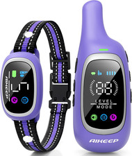 2-In-1 Dog Shock Collar and Bark Collar for Dogs   3300FT Dog Training Collar W