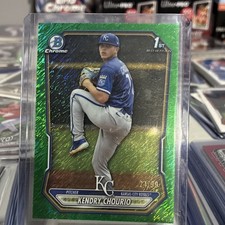 Bowman 2026 Chrome Kendry Chourio Green BCP-7 Kansas City Royals /99 Card