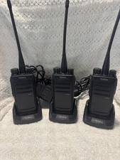 3 Hytera BD502i UHF 400-470MHz Portable Two-Way Radio Digital DMR Used w Charger
