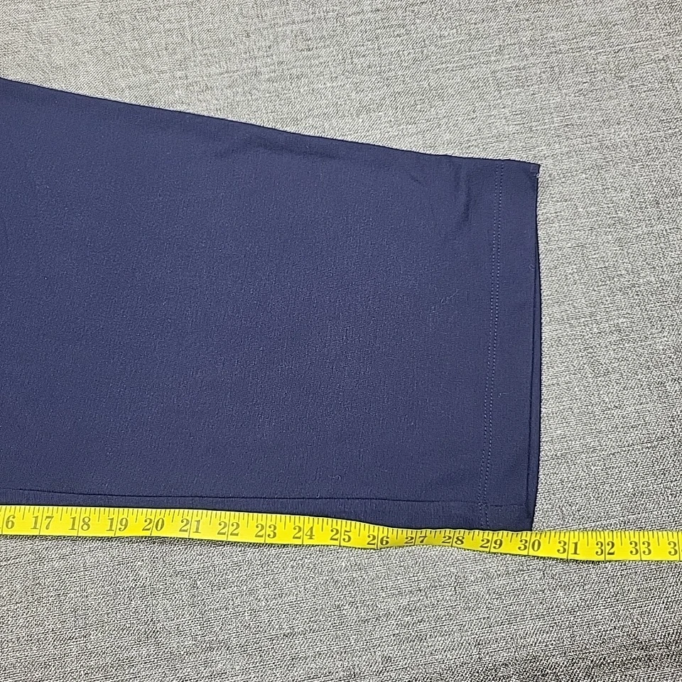 Pantalones Maggie Barnes para mujer elegantes de uso diario 3X talla grande azul marino Foto 4 de 4