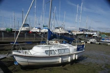 Photo A3 View of Festina Lente moored in the Marina at Mill Rythe Fleet c2016