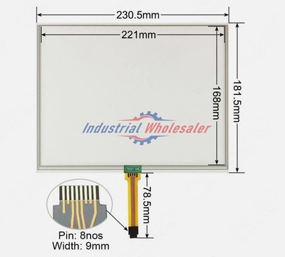 Touch Screen Glass Panel Digitizer For PH41212236 Rve.C P1644-0703-1283 Touch