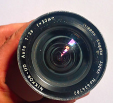 Nikon NIKKOR-UD Auto 20mm f/3.5 Wide Angle Manual Focus Nikon F 72mm