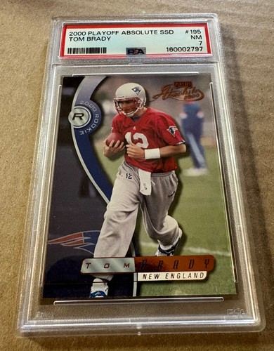 Tom Brady #195 2000 Playoff Absolute card