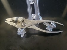 Vintage 1950's Crescent Thin Nose Slip Joint  6 1/2" Pliers  LS26 w/Cutter - USA