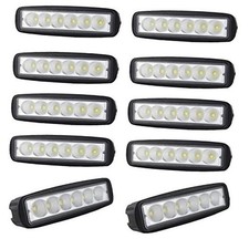6 inch 18W Flood LED Work Light Bar,12V 24V Off Road Car 6 in 18W Flood