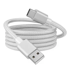 Braided USB to Type-C Fast Charging Data SYNC Charger Cable Cord 3/6FT Lot