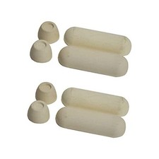 10062P Universal Stick On Toilet Seat Bumpers, White 2 Pack