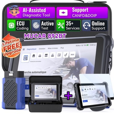 MUCAR 892BT KFZ Auto OBD2 Diagnosegerät ECU-Codierung Full Systeme 35+Resets