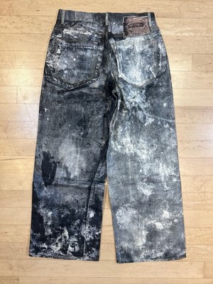 Acne Studios Paint Splatter Oil Spill Rare Jeans