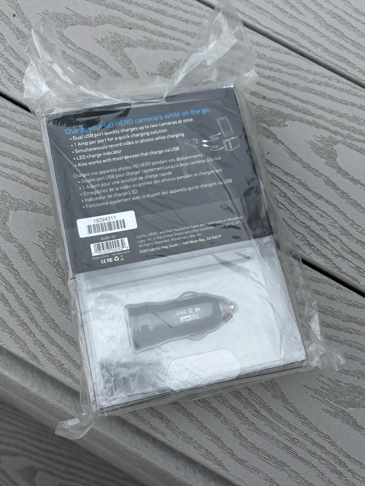 GoPro Auto Charger ACARC-001 - New in Package Sealed - Image 3 of 4