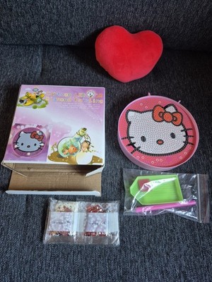 Diamond Painting Hello Kitty LED Lampe