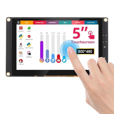 ELECROW 5 Inch Touchscreen Monitor HDMI USB 800x480 Capacitive Touch Screen