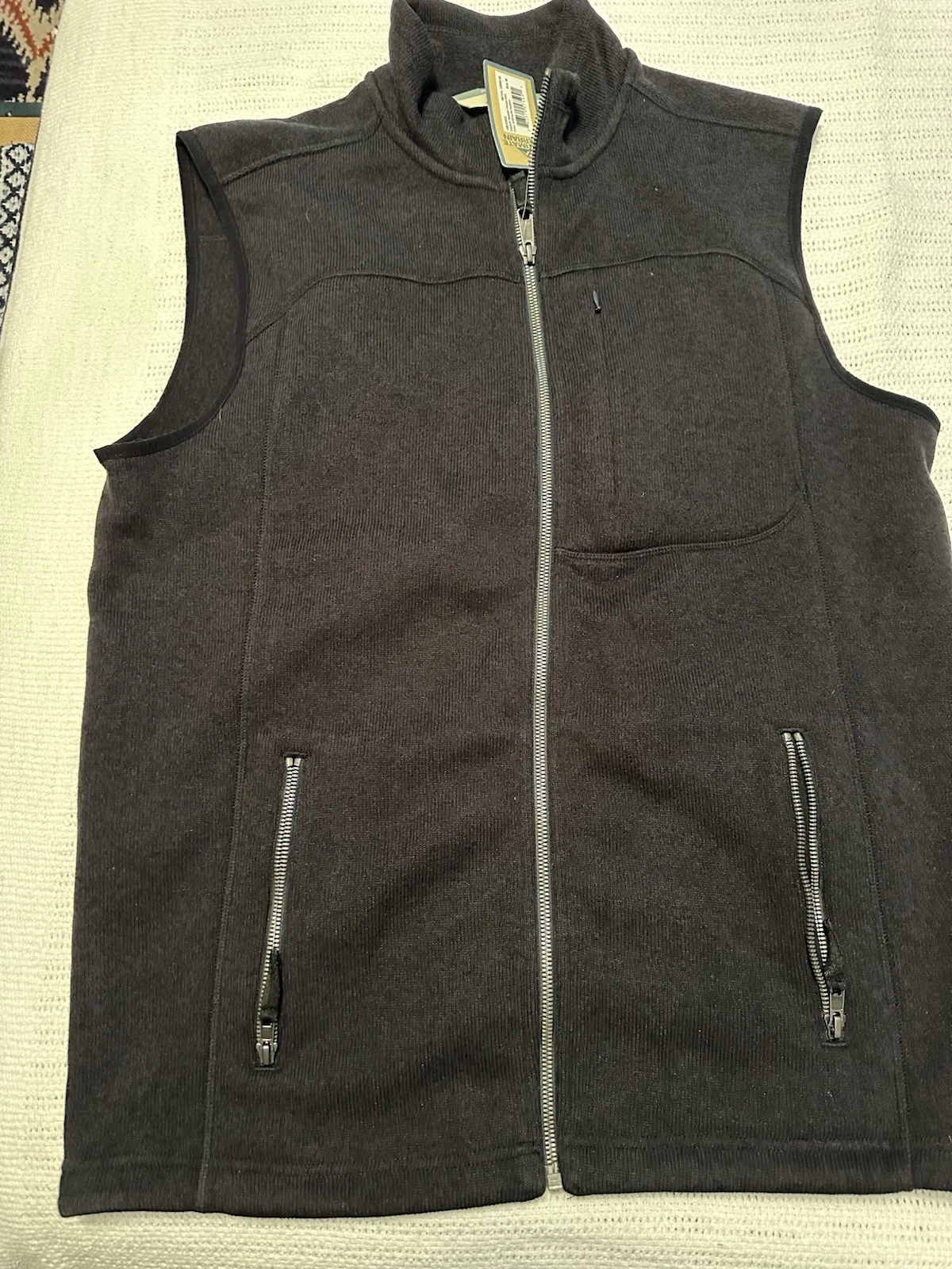 Heritage Collection Ultimate Terrain Vest Mens Medium Gray Knit Full Zip Pockets
Opens in a new wind