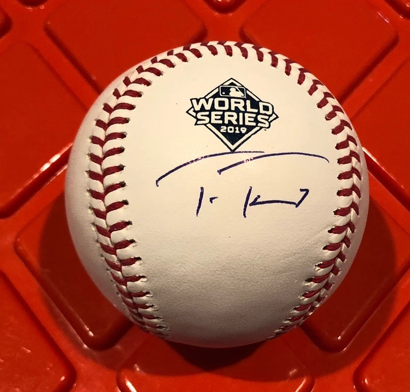 Trea Turner Original Autographed Baseball MLB Balls for sale | eBay