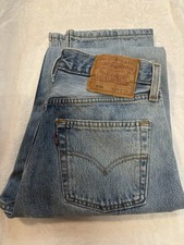 Y2K era Levi  s 501 Women  s Light Wash Blue Jeans 29x34 100 Cotton USA