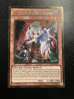 Yugioh: Ghost Ogre & Snow Rabbit - PGL3-EN052 - Gold Rare - 1st Edition - NM