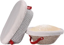 Banneton Bread Proofing Basket - Oval  Round Sourdough Bread Baskets Set - With